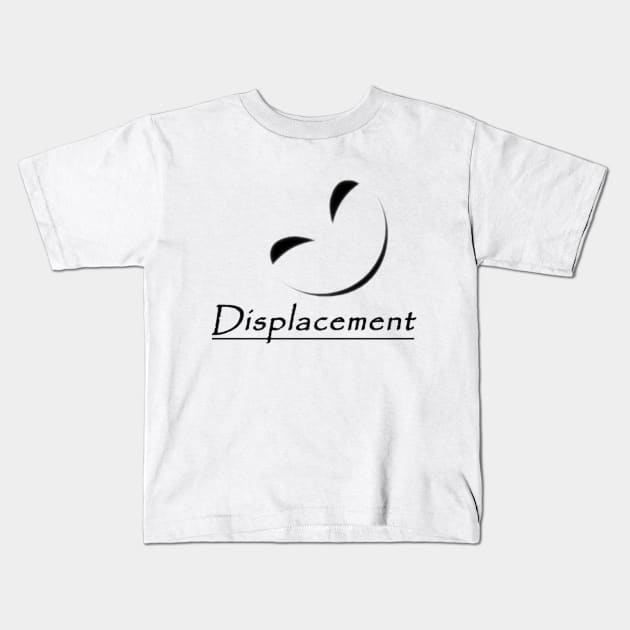 Displacement Kids T-Shirt by RaeRaeven